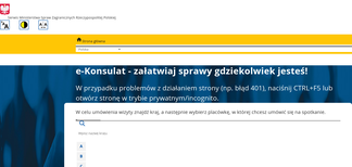 e-konsulat.gov.pl Screenshot