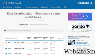 e-kursy-walut.pl Screenshot