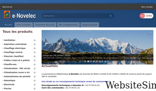 e-novelec.fr Screenshot