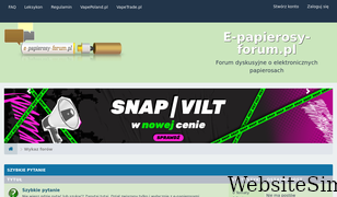 e-papierosy-forum.pl Screenshot