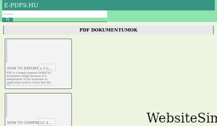 e-pdfs.hu Screenshot