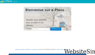 e-plans.fr Screenshot