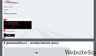 e-pneumatiky.cz Screenshot