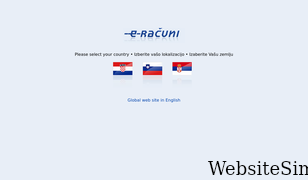 e-racuni.com Screenshot
