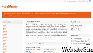 e-sehir.com Screenshot