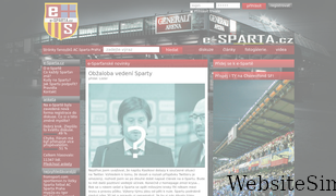 e-sparta.cz Screenshot