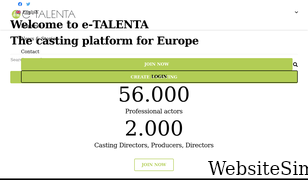 e-talenta.eu Screenshot