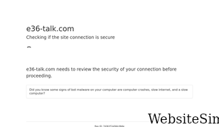e36-talk.com Screenshot