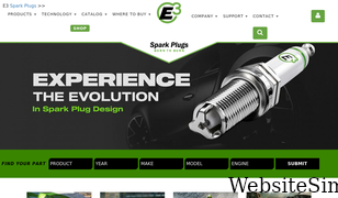 e3sparkplugs.com Screenshot