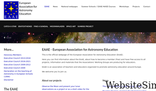 eaae-astronomy.org Screenshot