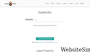 eartharxiv.org Screenshot