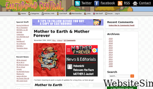 earthboundcentral.com Screenshot