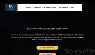 earthhour.org Screenshot