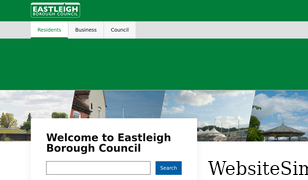 eastleigh.gov.uk Screenshot