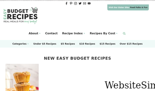 easybudgetrecipes.com Screenshot