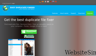 easyduplicatefinder.com Screenshot