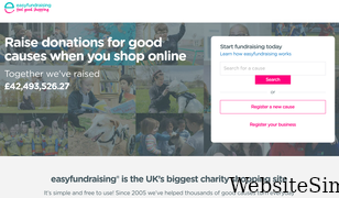 easyfundraising.org.uk Screenshot