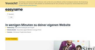 easyname.at Screenshot
