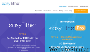 easytithe.com Screenshot