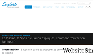 eauplaisir.com Screenshot