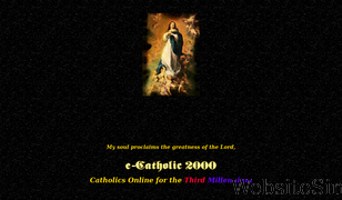 ecatholic2000.com Screenshot