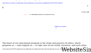 ecfs.org Screenshot