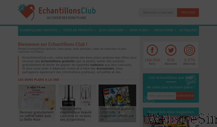 echantillonsclub.com Screenshot
