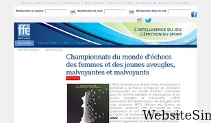 echecs.asso.fr Screenshot