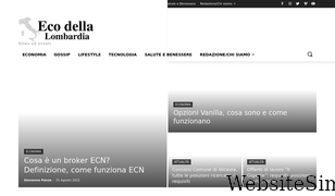 ecodellalombardia.com Screenshot