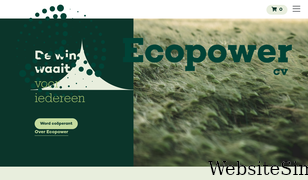 ecopower.be Screenshot
