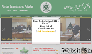 ecp.gov.pk Screenshot