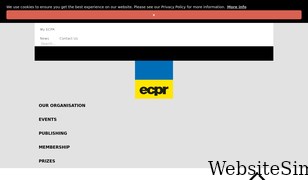 ecpr.eu Screenshot