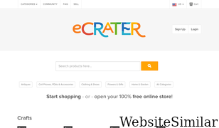 ecrater.com Screenshot