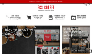 ecscoffee.com Screenshot