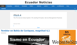 ecuadornoticias.com Screenshot