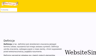 edefinicje.pl Screenshot