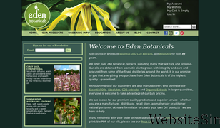 edenbotanicals.com Screenshot