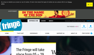 edfringe.com Screenshot