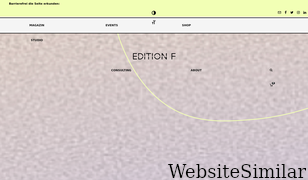 editionf.com Screenshot