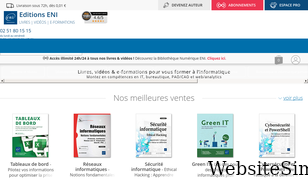 editions-eni.fr Screenshot