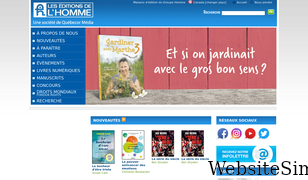 editions-homme.com Screenshot
