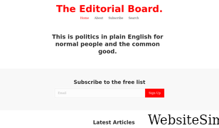 editorialboard.com Screenshot