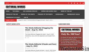 editorialwords.com Screenshot