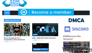 edmdemons.com Screenshot