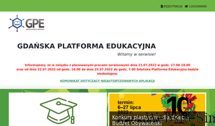 edu.gdansk.pl Screenshot