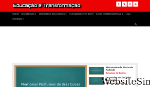 educacaoetransformacao.com.br Screenshot