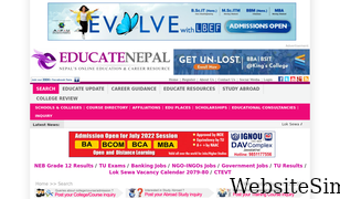 educatenepal.com Screenshot