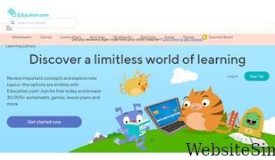 education.com Screenshot