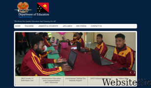 education.gov.pg Screenshot