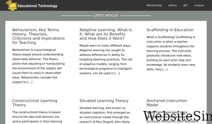 educationaltechnology.net Screenshot